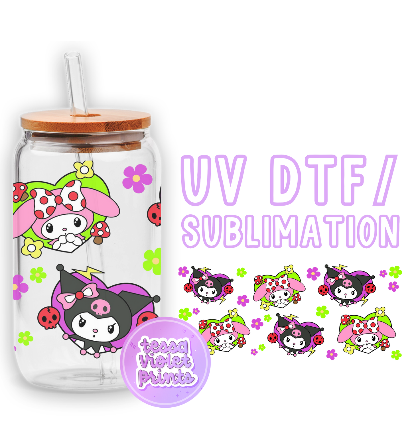 a picture of a glass jar with a straw lid