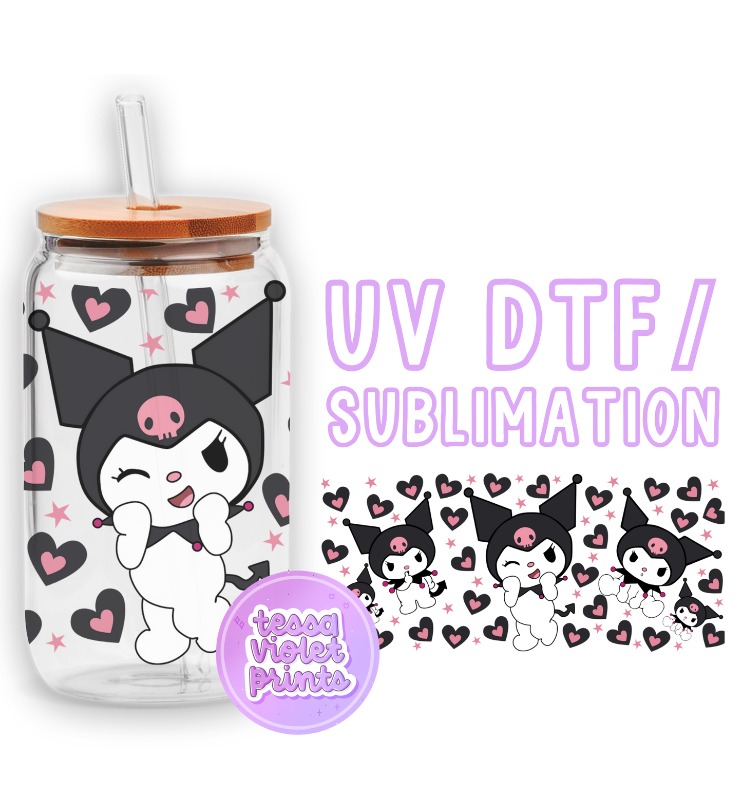 a bottle with a sticker of a cartoon character on it