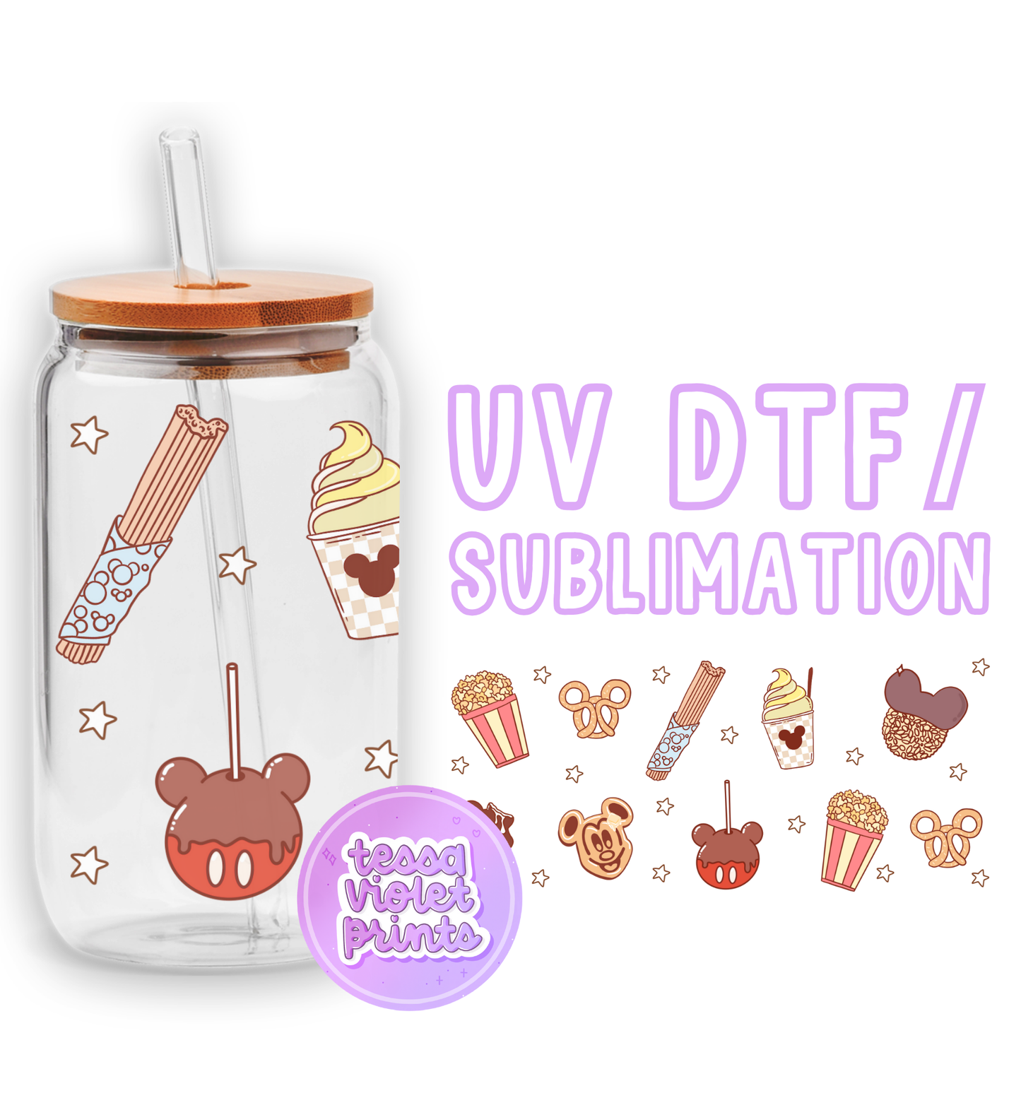 a picture of a glass jar with a straw