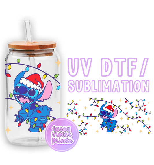 a glass jar with a picture of a cartoon character on it