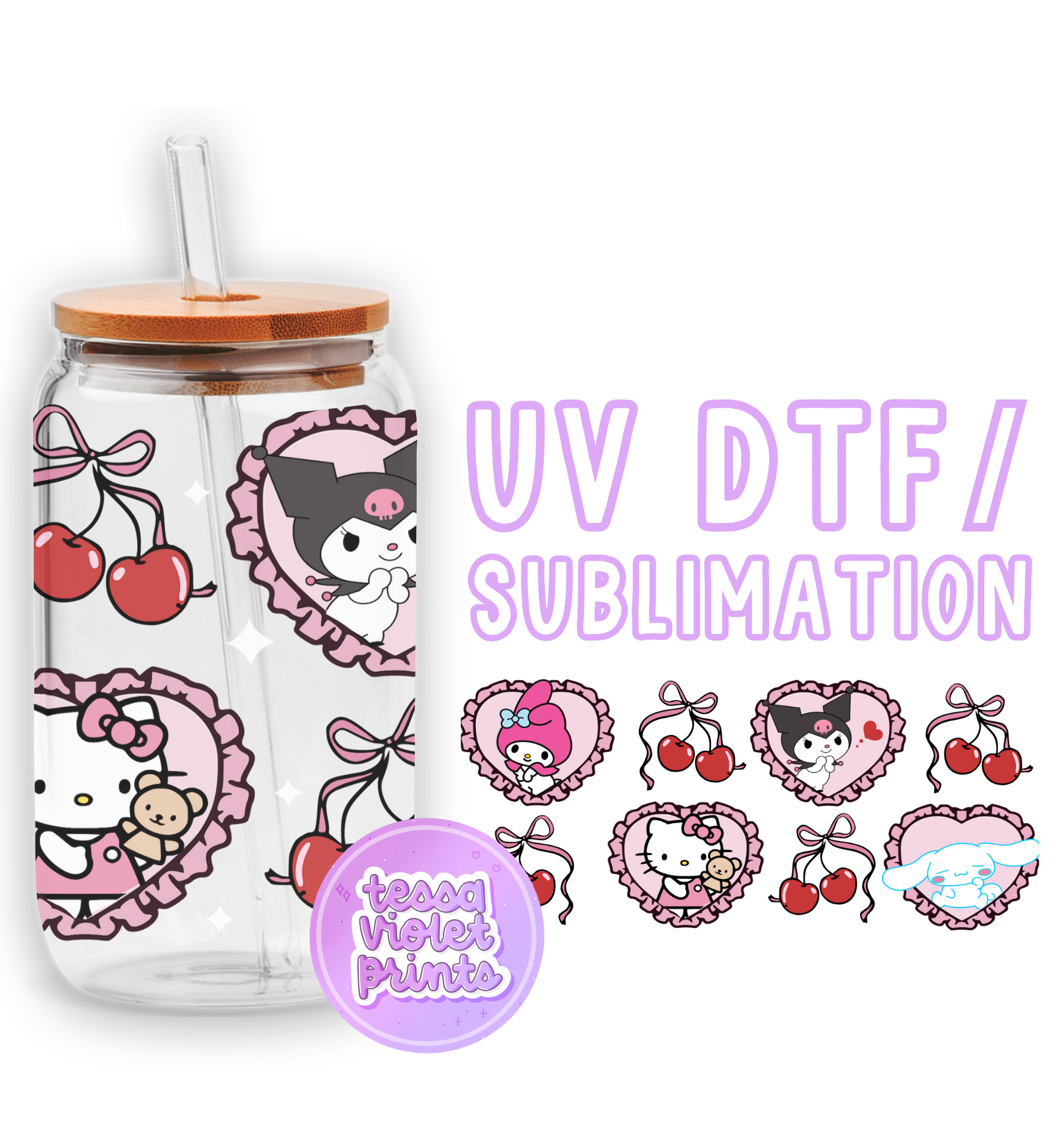 a glass cup with a straw lid and straw lid