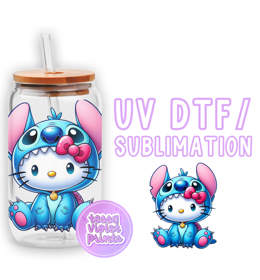 a glass jar with a cartoon character on it