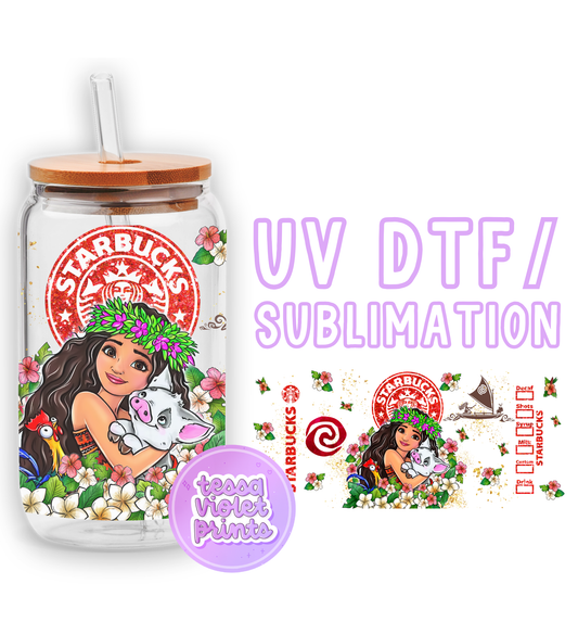 a jar with a picture of a woman holding a cat